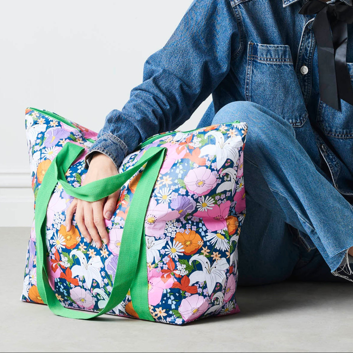 Fleur Zip Medium Tote - Project Ten