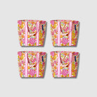 Set of 4 Shopper Totes n Hydrangea print

- Project Ten