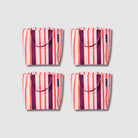 Four Shopper Totes all in Wallpaper pattern. 