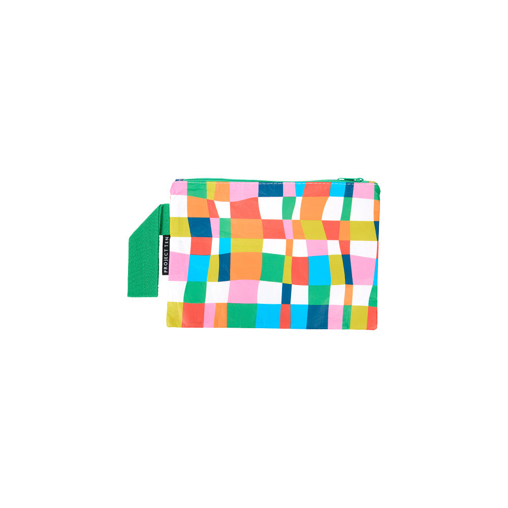 Rainbow Weave Mini Zip Pouch - Project Ten