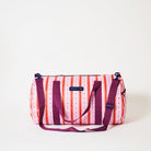 Barrel Bag in Wallpaper pattern with soft woven shoulder strap and handles. 
- Project Ten