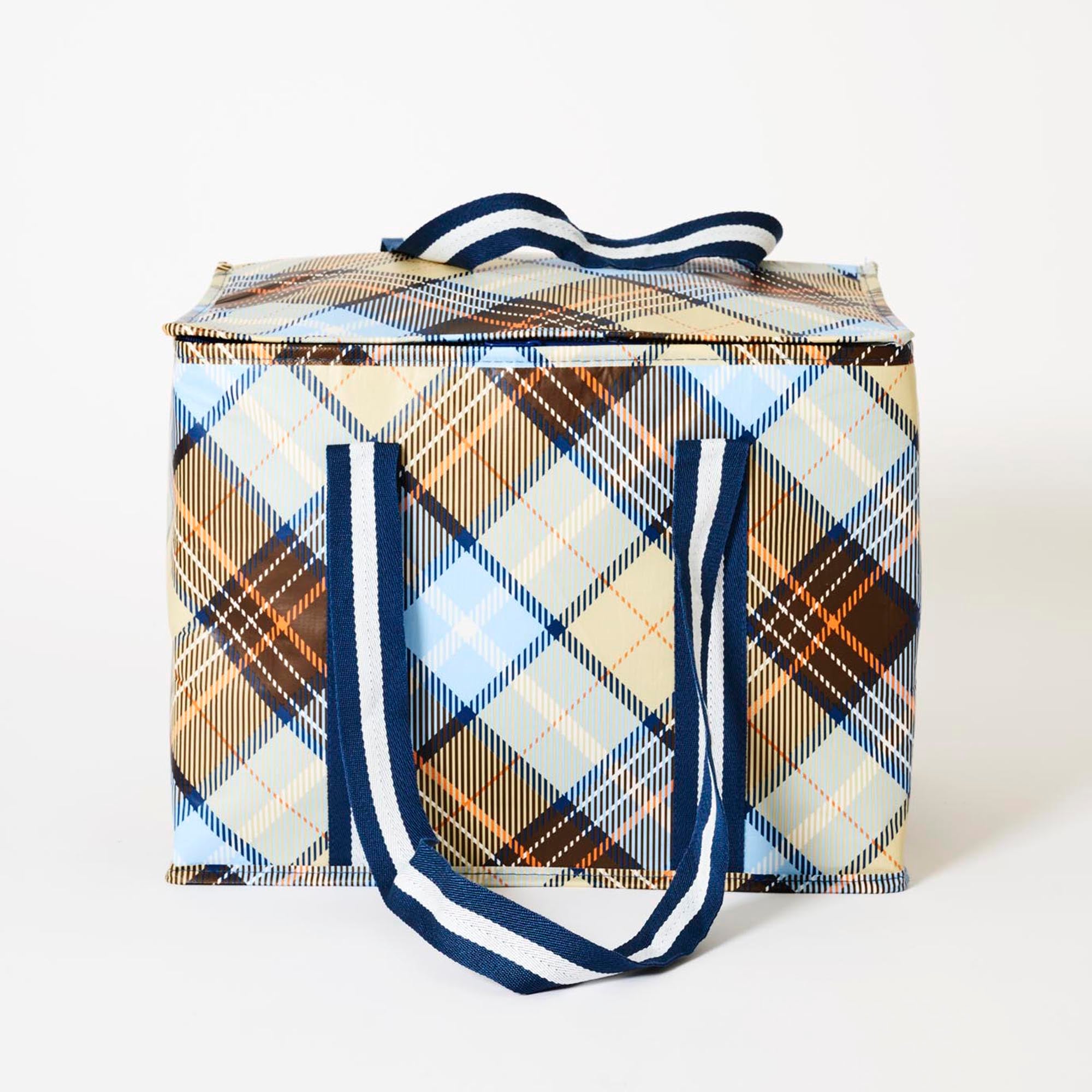 Large Insulated Tote – Country Plaid - Project Ten