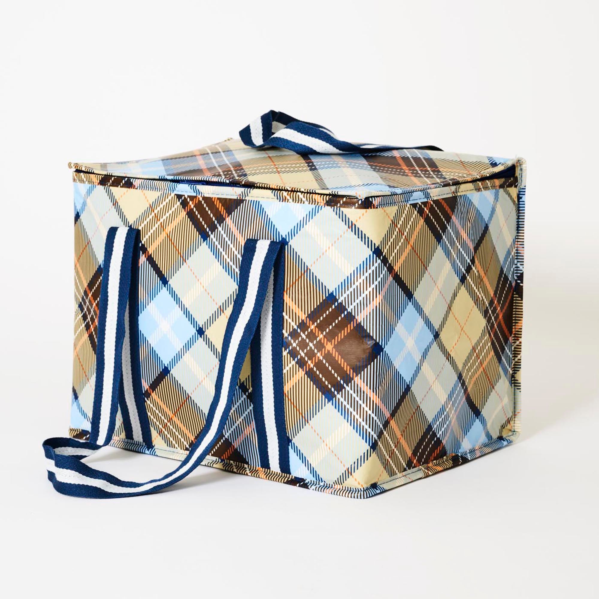 Large Insulated Tote – Country Plaid - Project Ten