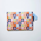 Large Zip Pouch – Square Garden - Project Ten