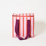 Medium Insulated Tote with soft woven handles in Wallpaper. 
- Project Ten