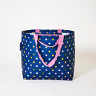 Medium Tote – Confetti - Project Ten
Polka dots on navy background
