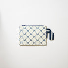 Mini Zip Pouch – Navy Horseshoe - Project Ten
