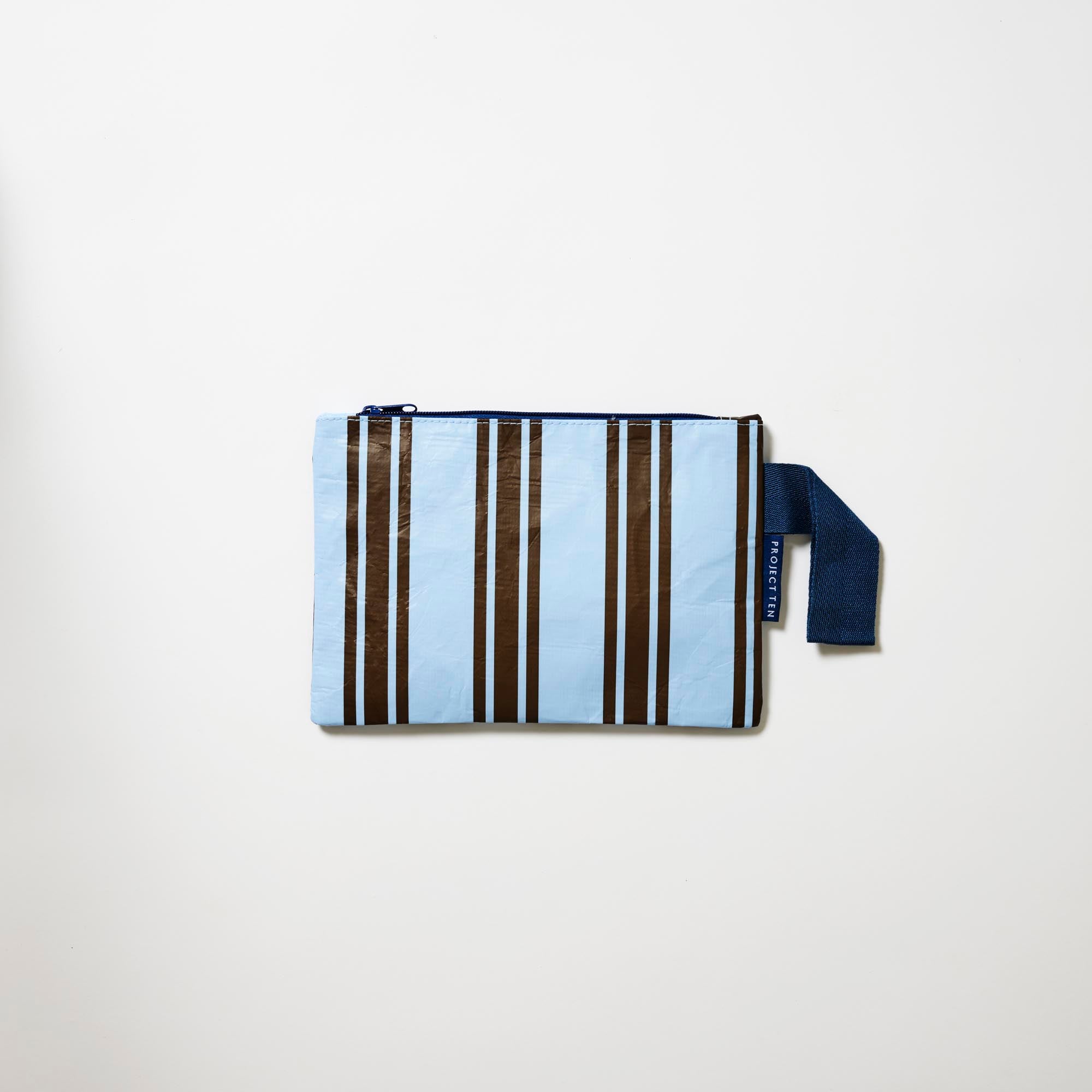 Mini Zip Pouch – Oxford Stripe - Project Ten