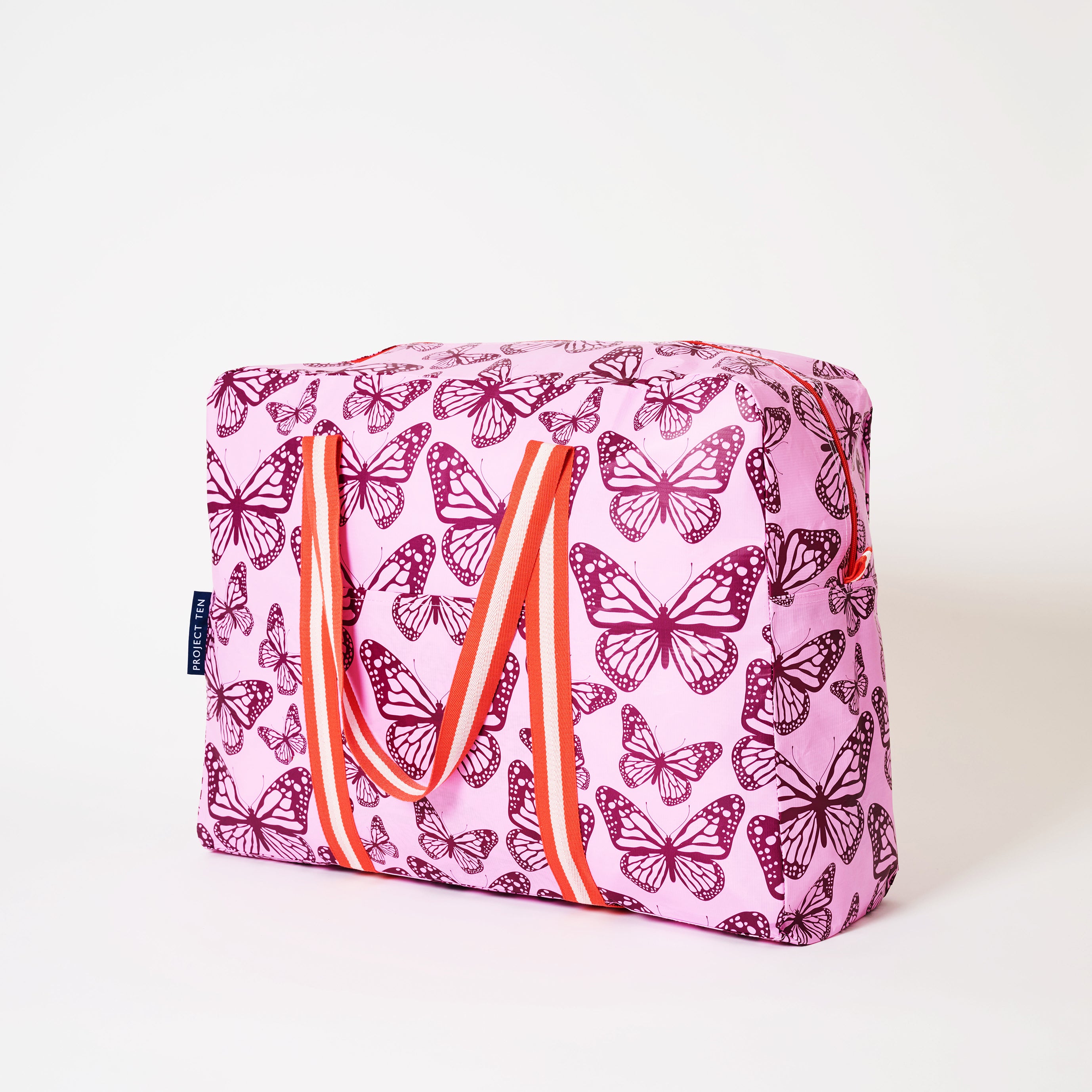 Overnight Bag with soft woven handles, in Butterfly.
- Project Ten
