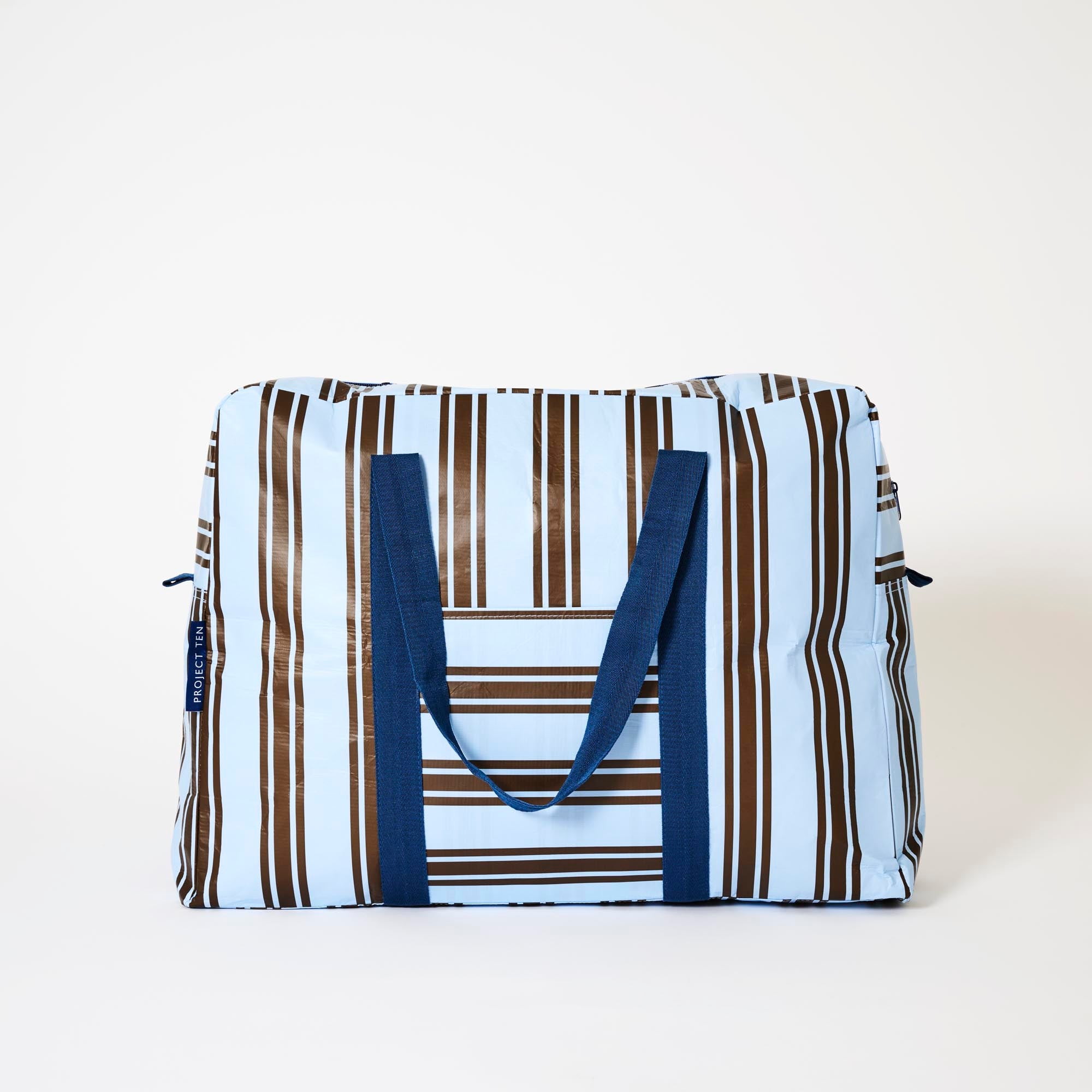 Overnight Bag – Oxford Stripe - Project Ten