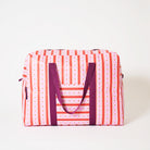 Overnight bag in Wallpaper with soft woven handles. 