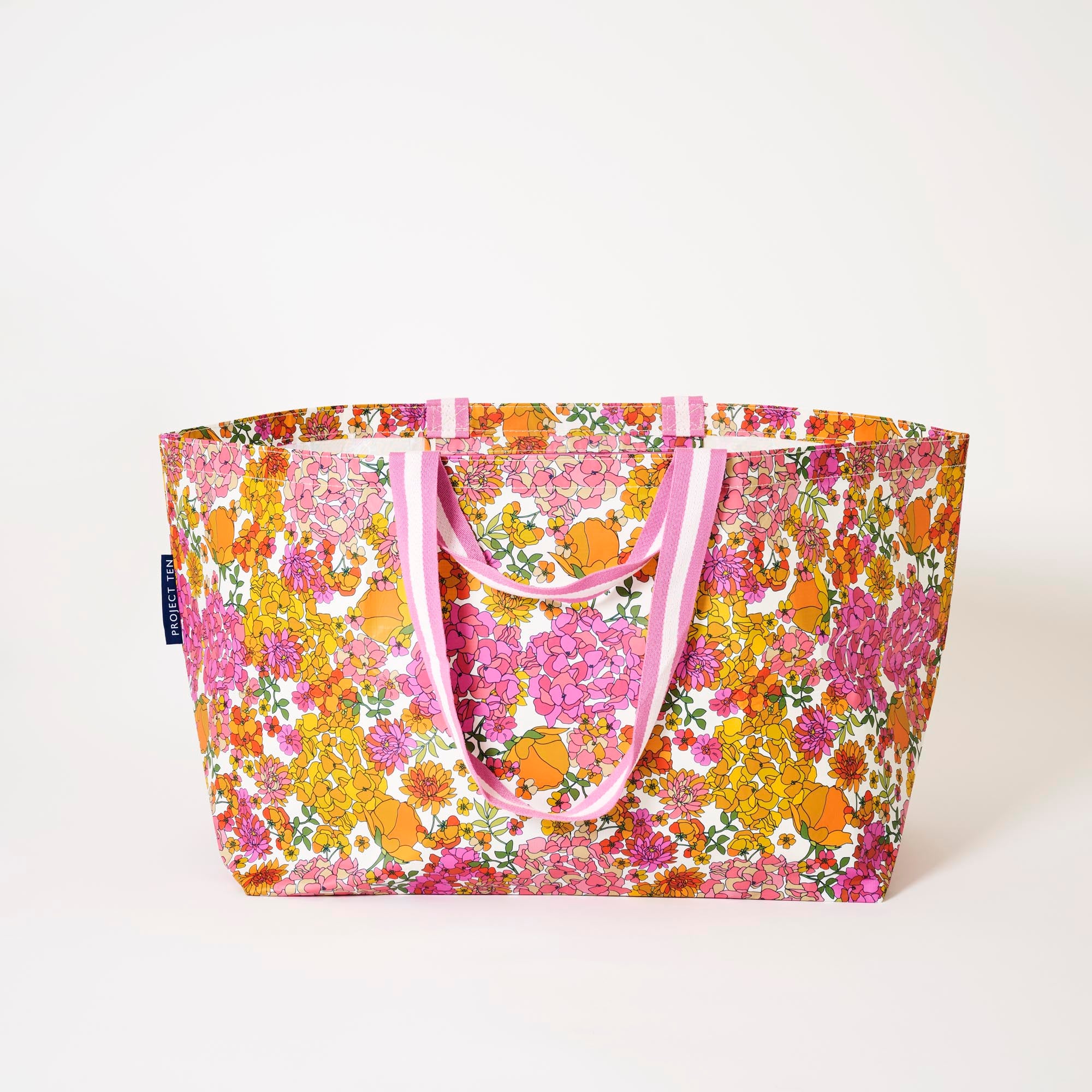 Oversized Tote – Hydrangea - Project Ten