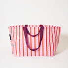 Oversized Tote with soft woven shoulder straps and handles, in Wallpaper. 
- Project Ten