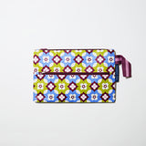 Pencil Case with soft woven handle, in Mosaic. 
- Project Ten