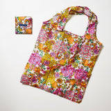 Hydrangea Pocket Shopper folded up and unfolded  - Project Ten