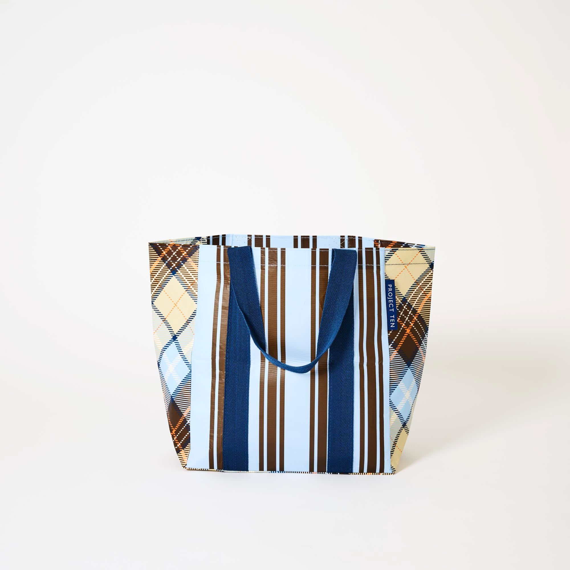 Shopper Tote Splice – Oxford Stripe - Project Ten