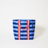Shopper Tote – Blue Stripe - Project Ten