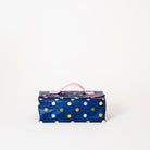 Takeaway Bag – Confetti - Project Ten
Polka dots on navy background with pink fabric handle