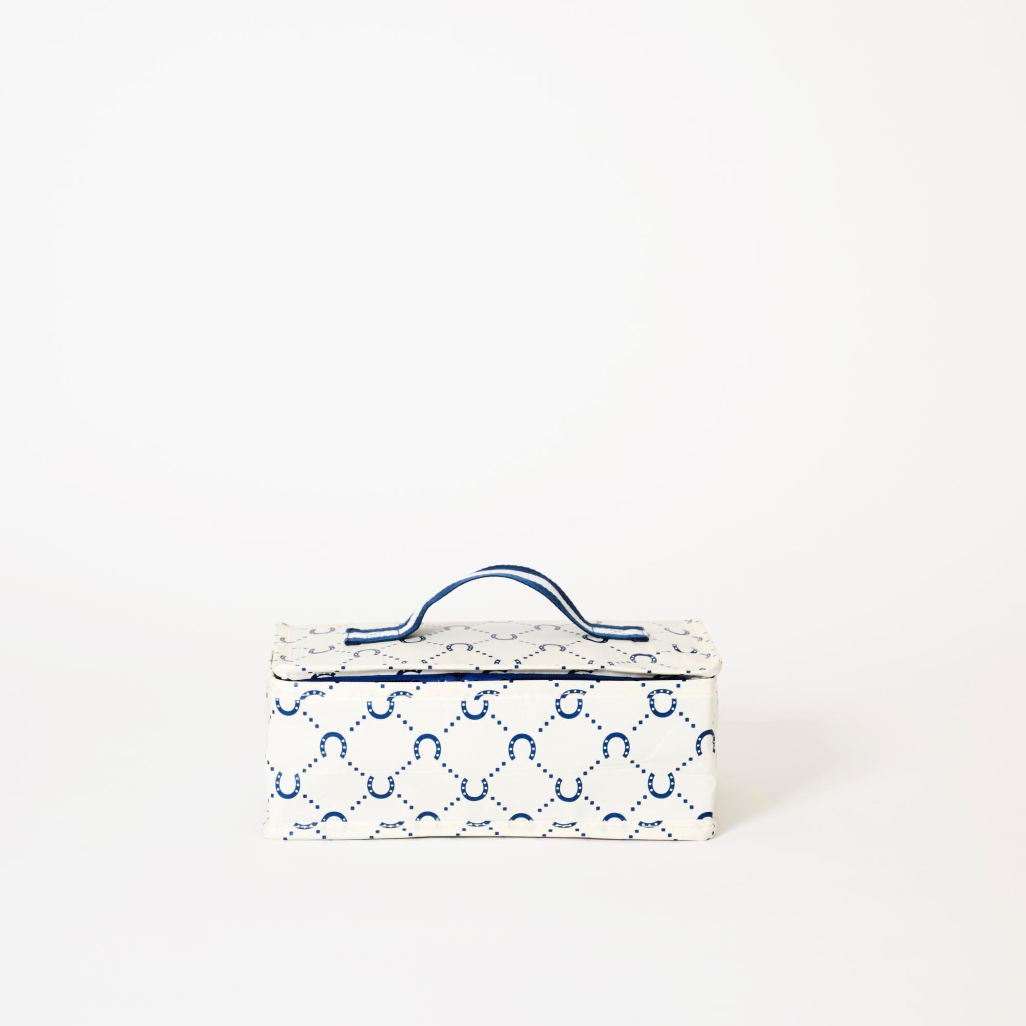 Takeaway Bag – Navy Horseshoe - Project Ten