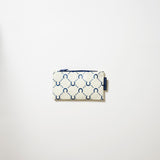 Tiny Zip Pouch – Navy Horseshoe - Project Ten