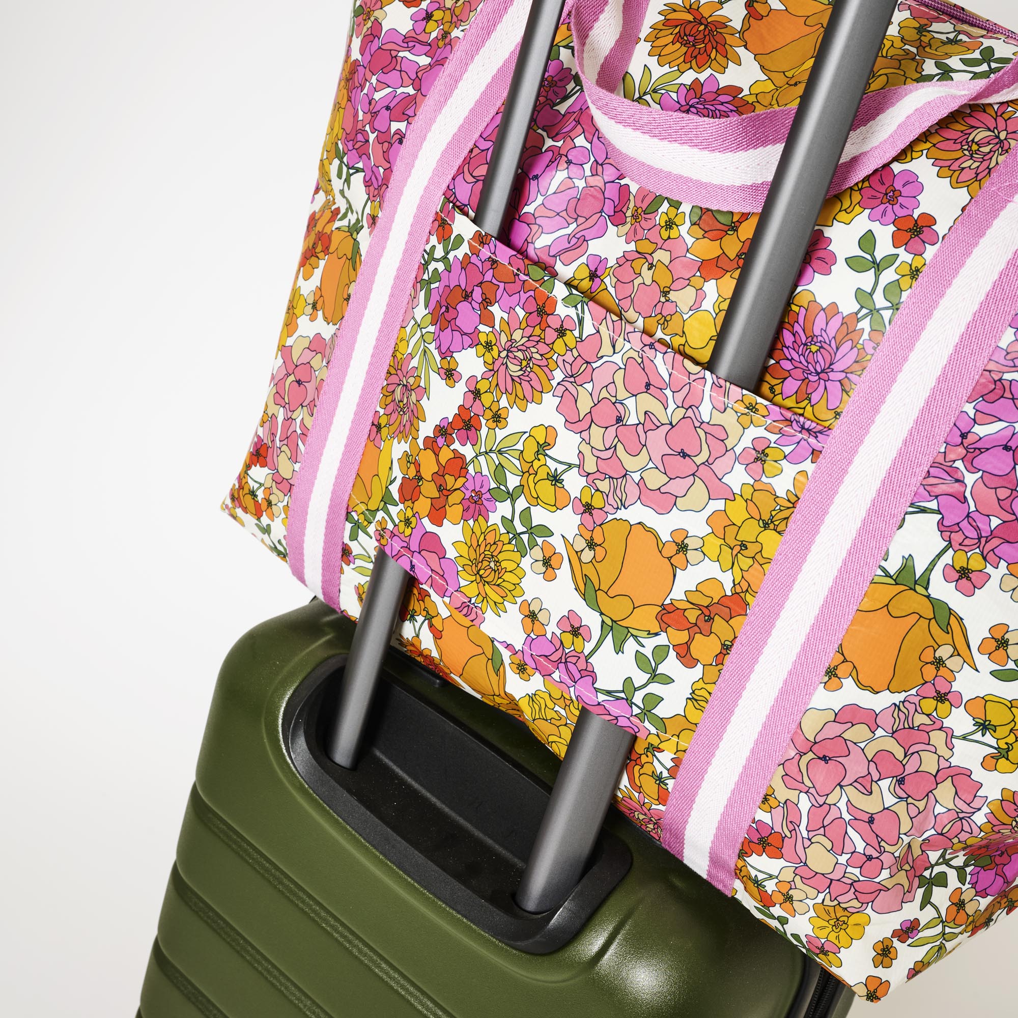 Zip Medium Tote – Hydrangea - Project Ten