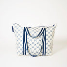 Zip Medium Tote – Navy Horseshoe - Project Ten