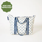 Zip Medium Tote - Navy Horseshoe
- Project Ten