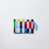 Mini Zip Pouch – Multi Stripe - Project Ten