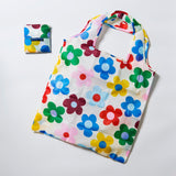 Pocket Shopper folded up and opened out – Sunny Floral - Project Ten