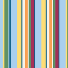 Retro Stripe Mini Zip Pouch - Project Ten