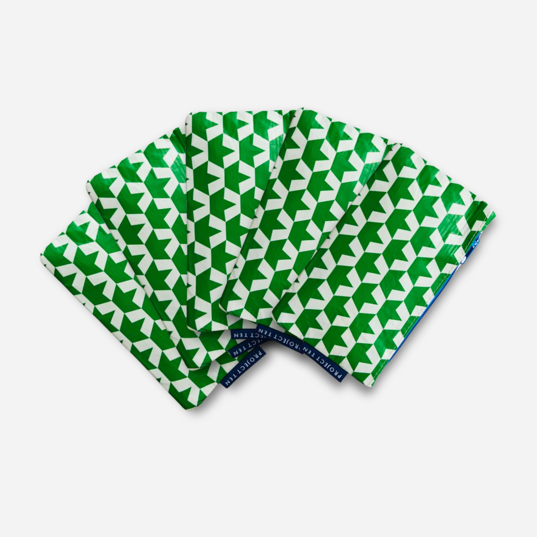 Tiny Zip Pouch Bundle (x5) – Boats - Project Ten