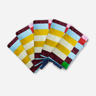 Tiny Zip Pouch Bundle (x5) – Multi Stripe - Project Ten
