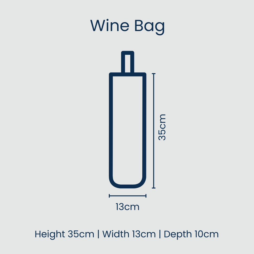 Houndstooth Wine Bag - Project Ten