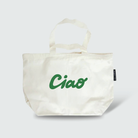 Zipped Cotton Tote – Ciao – Green - Project Ten