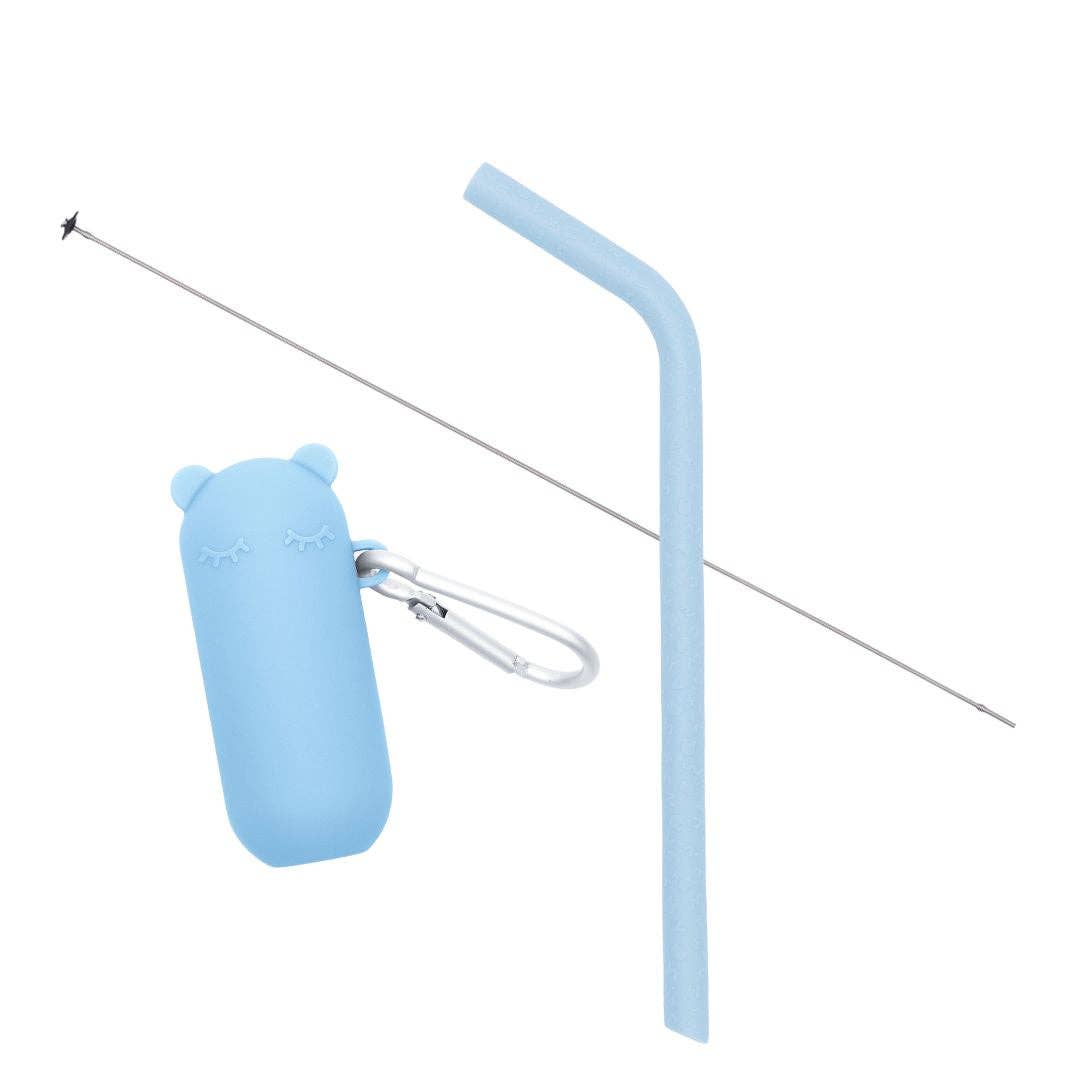 Keepie + Straw Set - Powder Blue - Project Ten