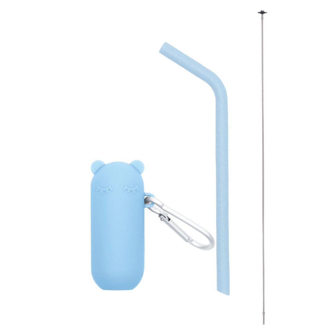 Keepie + Straw Set - Powder Blue - Project Ten