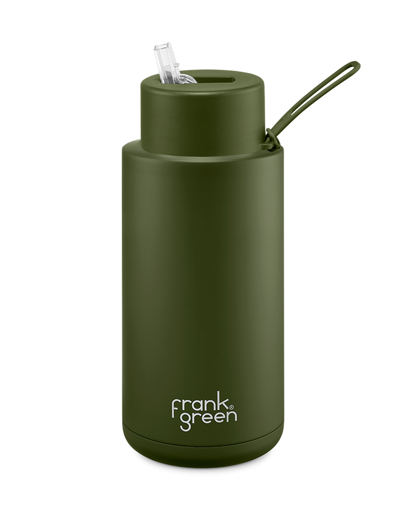 Frank Green Insulated Drink Bottle 1l Khaki Project Ten