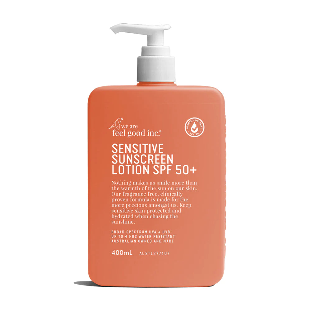 Sensitive Sunscreen 400ml Pump - Project Ten